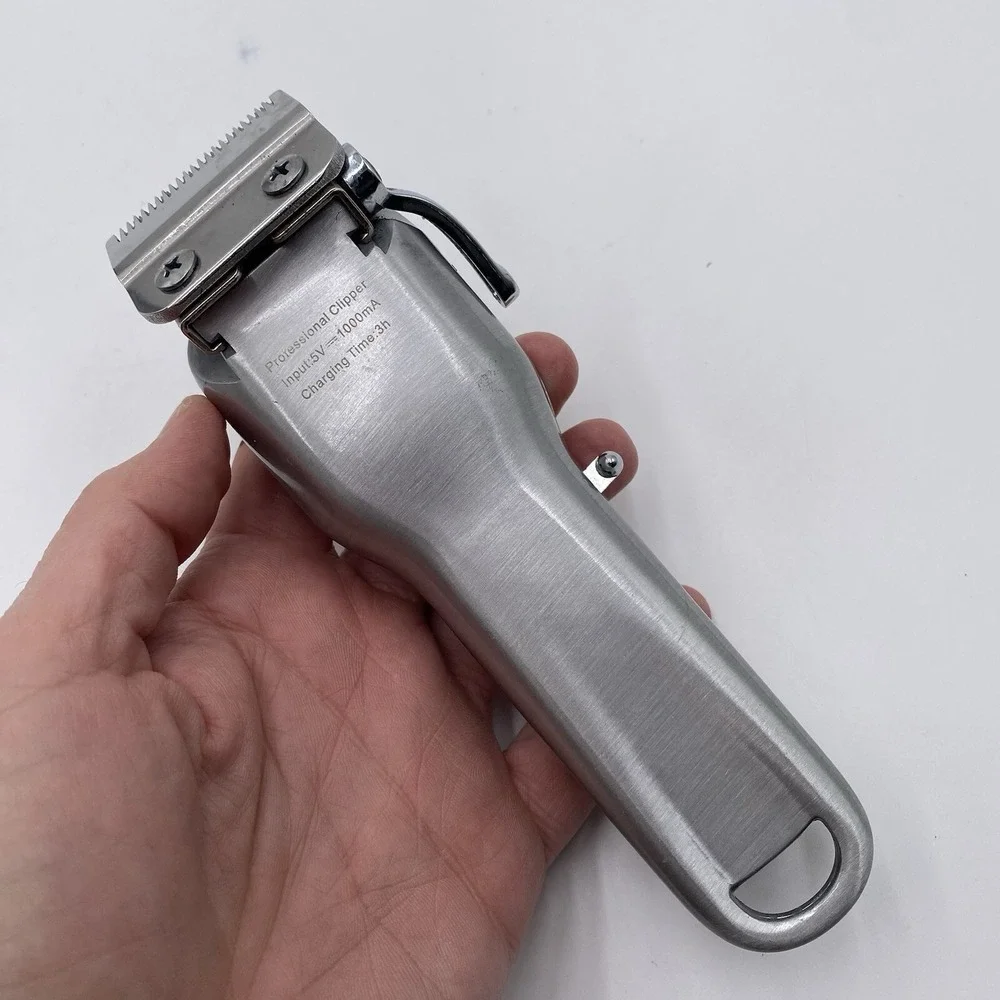 Suprent Pro The Silver Knight Hair Clipper NO CHARGER‎ TESTED WORKS VGC
